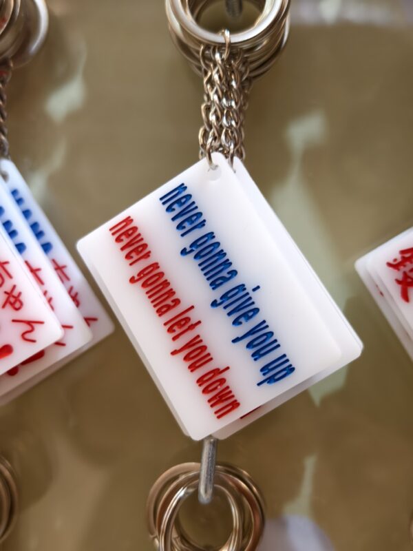 never gonna give you up never gonna let you down